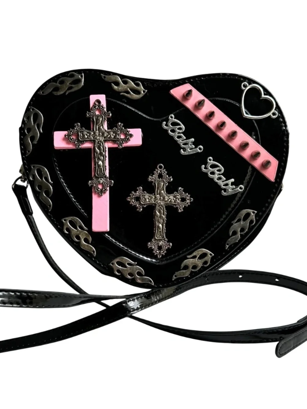 Sukuto Gothic Punk Crossbody Bag